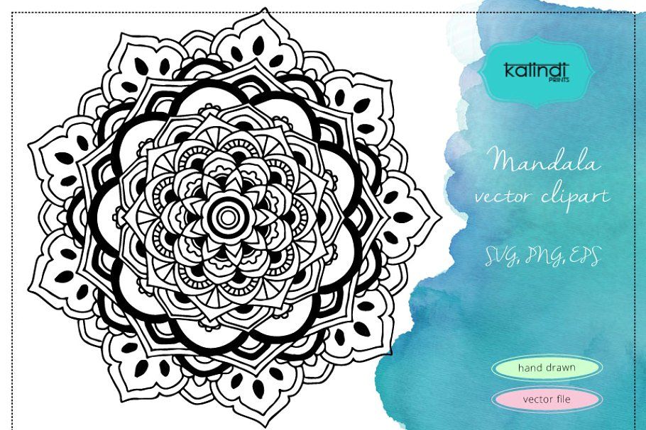 Download Namaste Lotus Mandala SVG | Mandala vector, Mandala ...