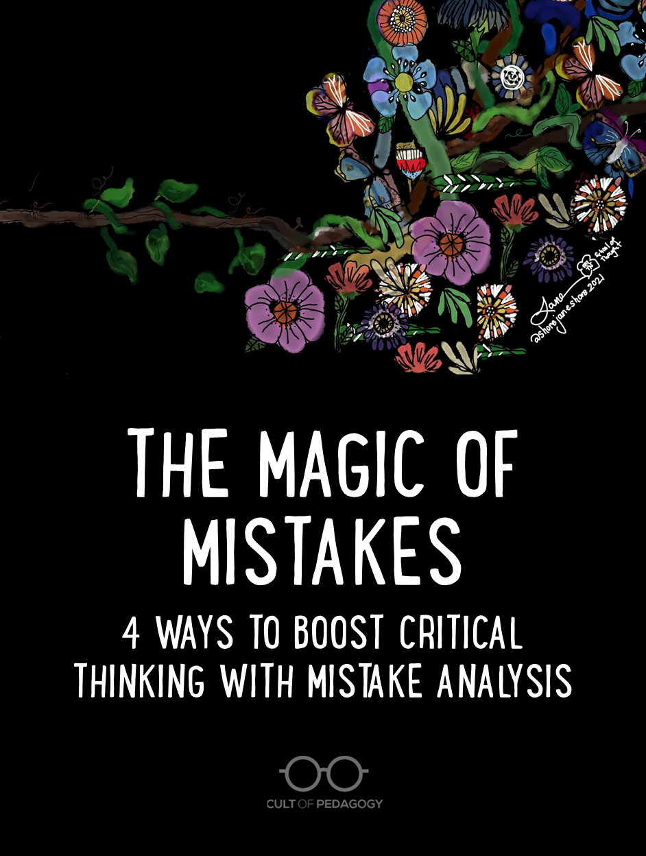 The Magic of Mistakes: 4 Ways to Boost Critical Thinking with Mistake Analysis | Cult of Pedagogy Instructional Coaching, Instructional Strategies, Instructional Design, Teaching Strategies, Teaching Tips, Differentiated Instruction, Creative Writing For Kids, Creative Teaching, Teaching Science