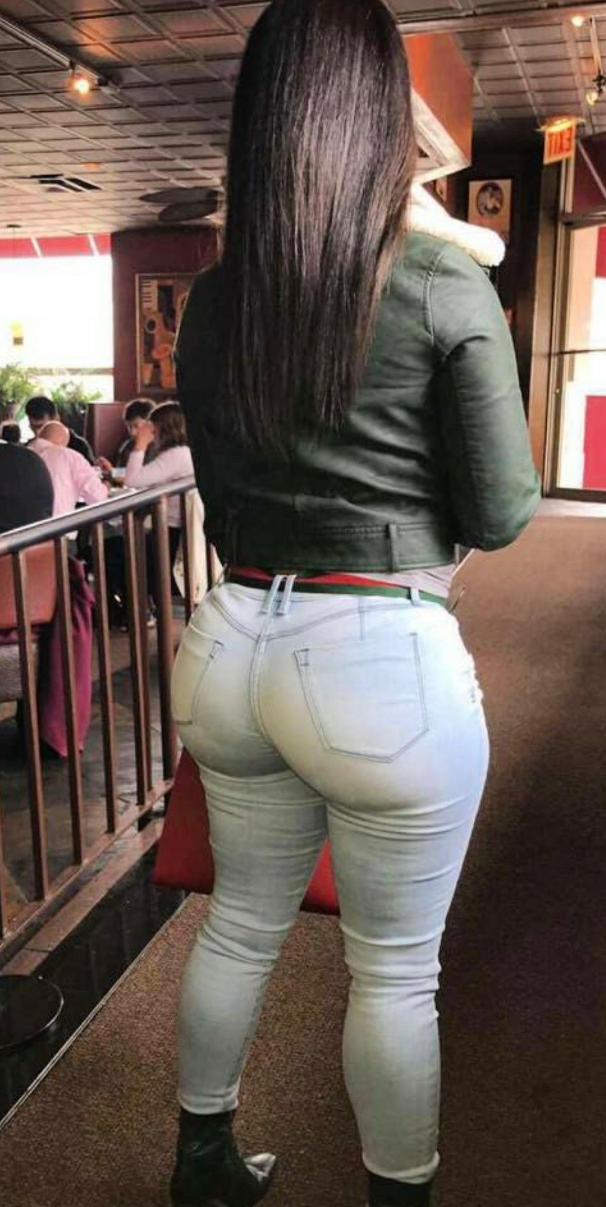 booty shorts and high heels