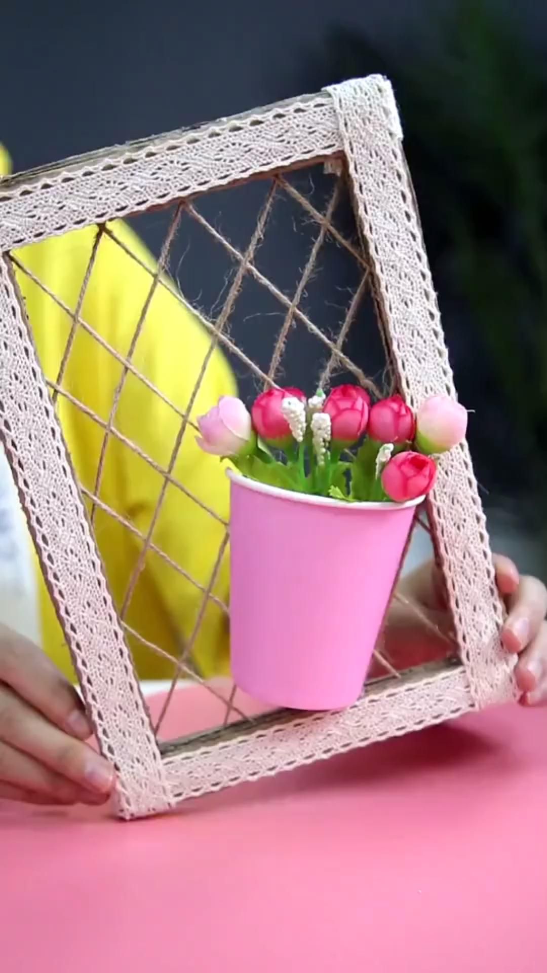 DIY-How to Make a Wall Decor in a Simple Way with DIY-How to Make a Wall Decor in a Simple Way with