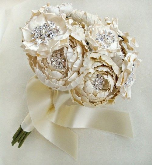 Via Brooch Bouquets Brooches Silk Wedding Bouquets Silk