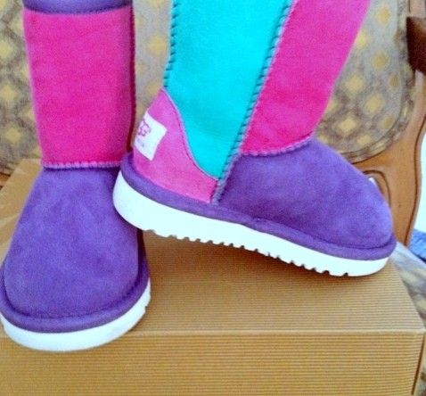 multi colored ugg boots