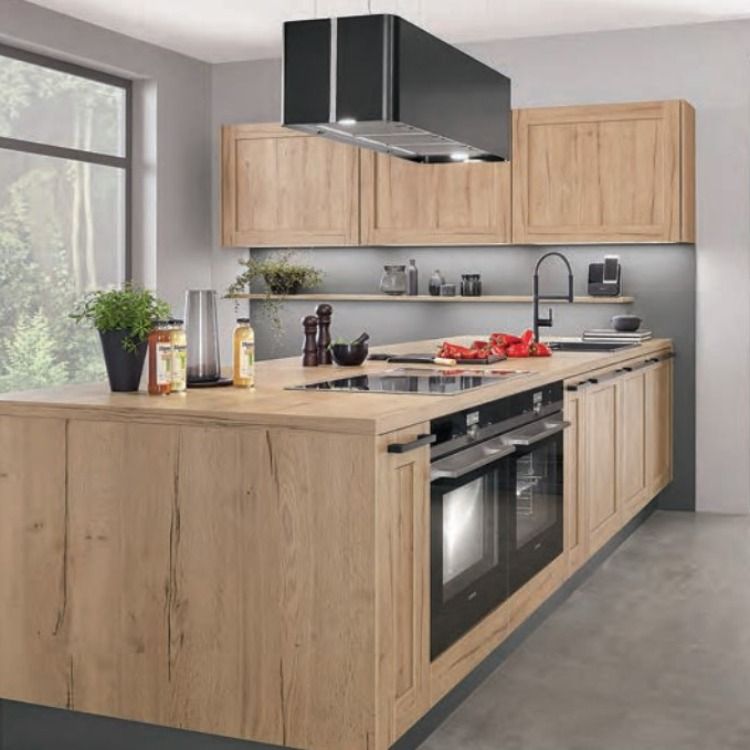 Complete keuken ‘Sierra Oak’ | Keuken met eiland ...