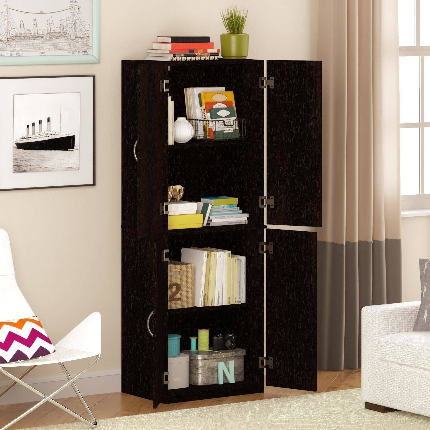 Dorel Ameriwood Storage Cabinets Cinnamon Cherry
