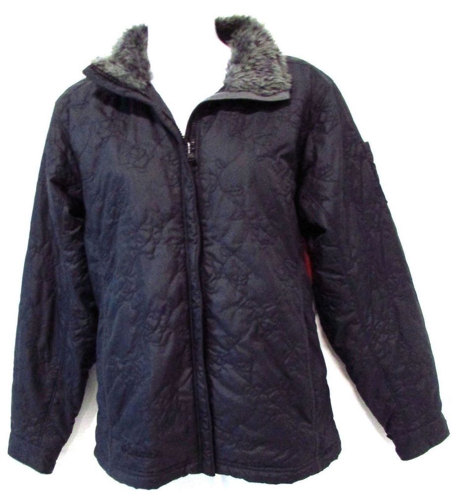 32 Degrees Heat Women/'s Plush Faux Fur Full Zip Mock Neck Jacket SZ M NWT