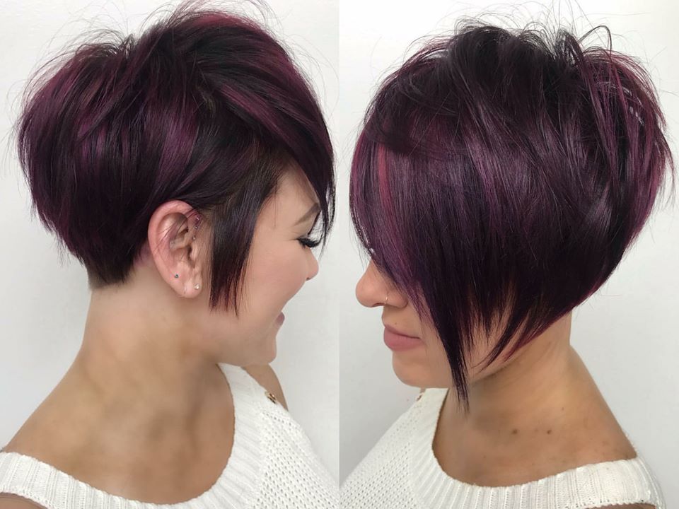 9 Atemberaubende Kurze Mahagoni Frisuren Highlights Styles Und Trends Kurze Haare 2021 Kurze Haarfarbe Haarfarben Bunte Haare