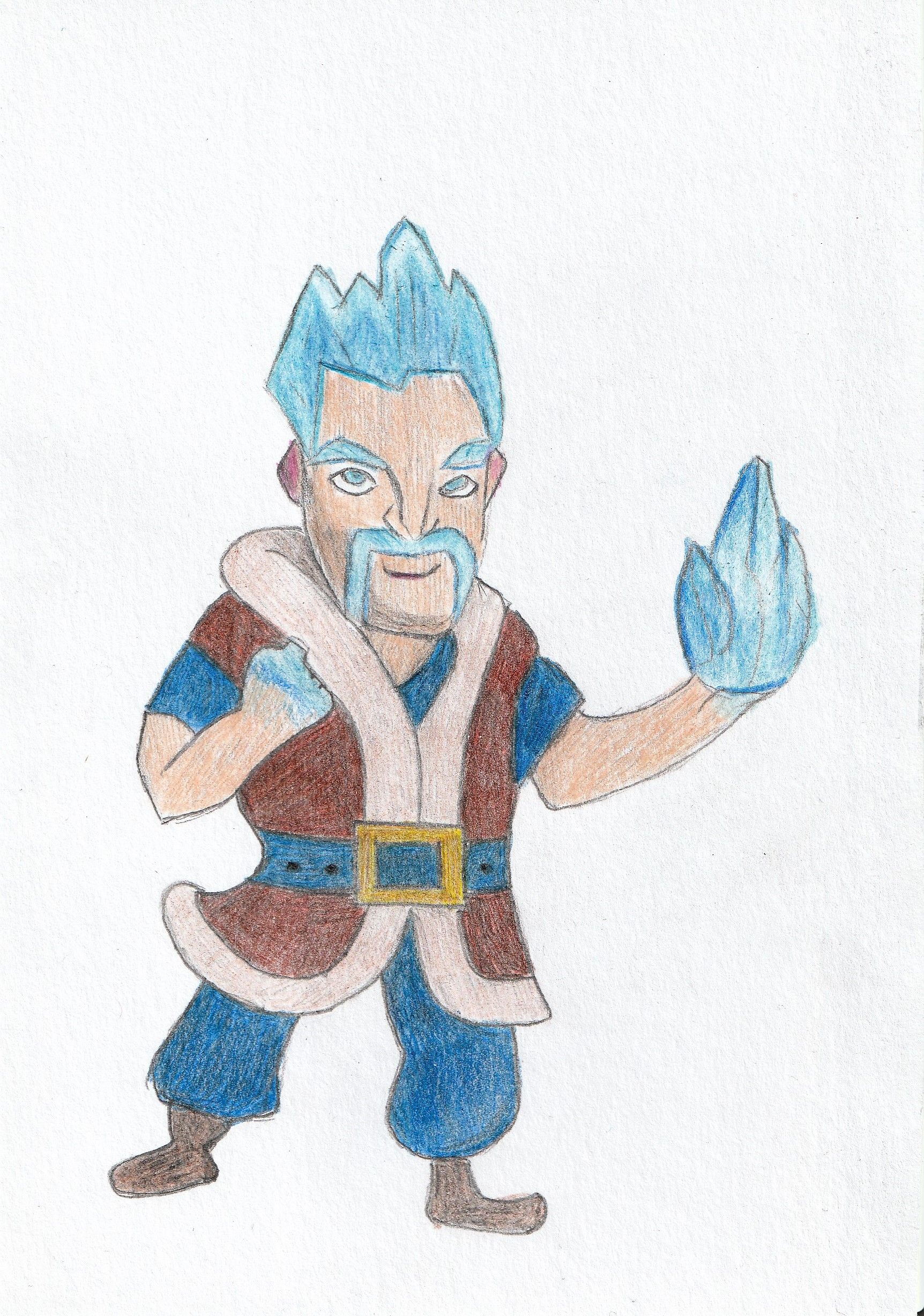 pix Clash Royale Ice Wizard Drawing ice wizard the legendary from clash
