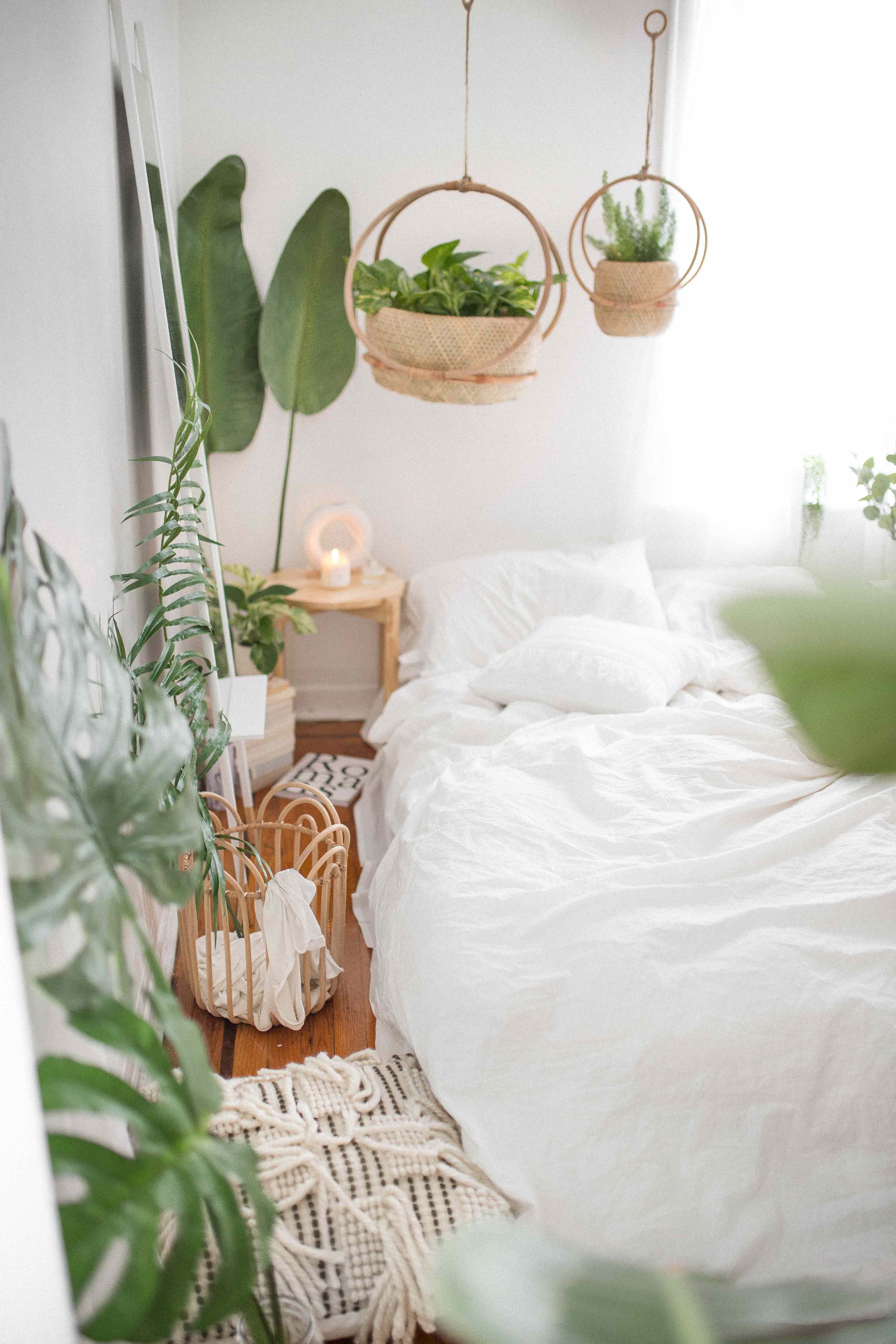 White Boho Bedroom | Bedroom goals, Boho room, Boho bedroom