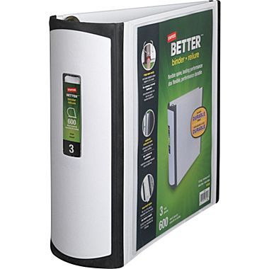 Staples Better 1.5-Inch D 3-Ring View Binder 22164-US Plum