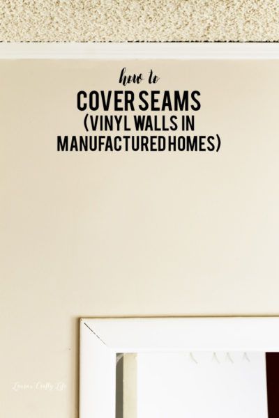 Kitchen Makeover Update 3 Oh The Kle Renovating Ideas How To Cover Seams On Vinyl Walls In Manufactured Homes Use Tape And Joint Compound