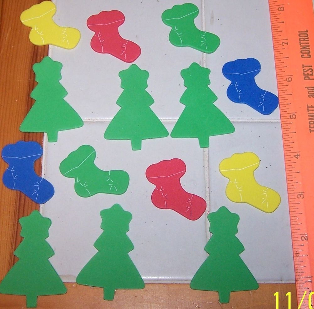 lot of 14 foam shapes christmas tree stockings pinterest foam christmas foam shapes