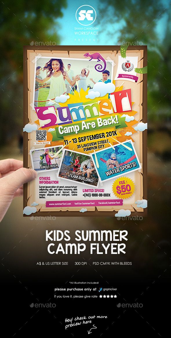 15 excellent flyer templates for your next event campaign camping winter camps for kids flyers word free template