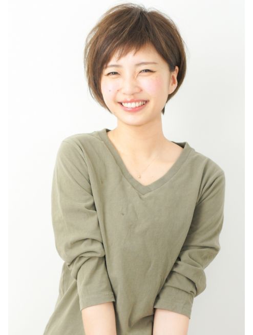 ルエ(rue) 『rue京都』【杉本大夢】 ワンサイド♪フレッシュショート | ヘアカット, 40代 ヘアスタイル ショート, 40代 ヘアスタイル