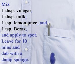removing ink from clothing home remedies stain removal tips