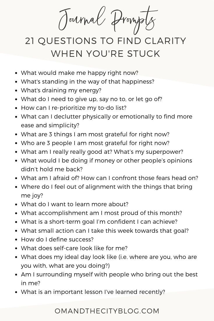 21 Motivating Journal Prompts to Find Clarity When 21 Motivating Journal Prompts to Find Clarity When