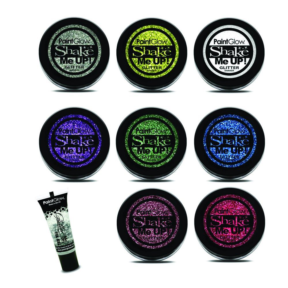 Download Paint Glow Shake Me UP! Glitter Shaker Full Set with Fix Gel 8 Colours -- Awesome products ...