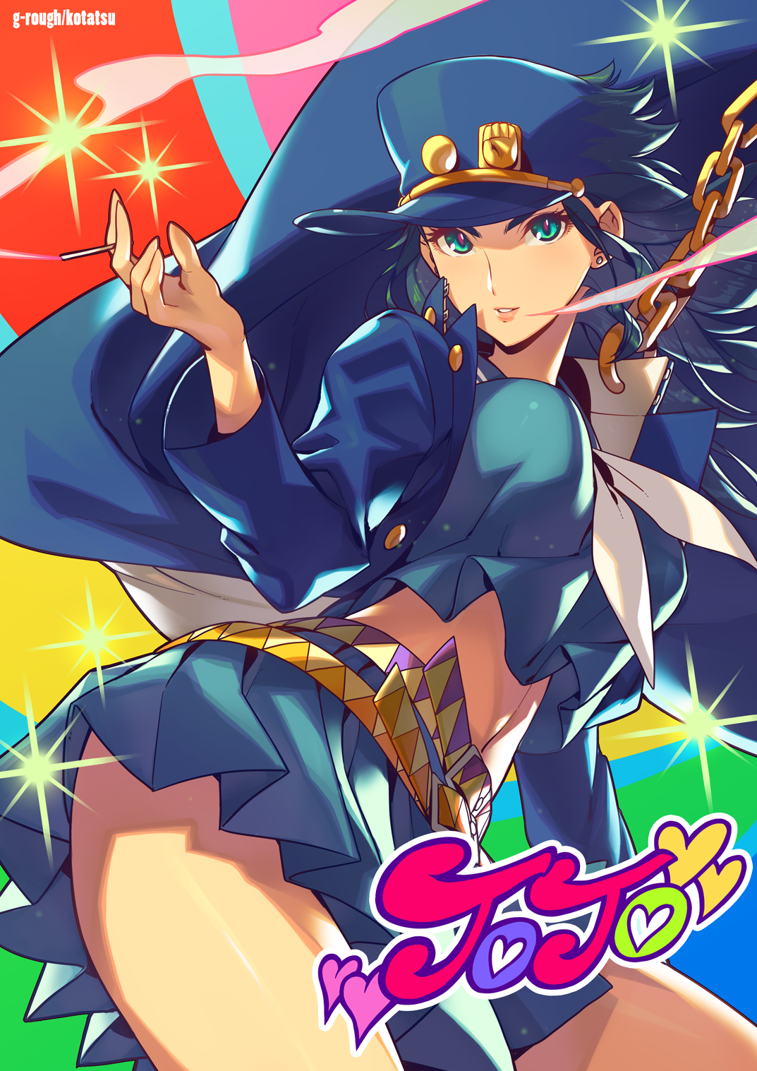 Jotaro Jojos Bizarre Adventure Personagens De Anime Desenhos De