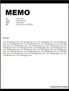 Memo Template