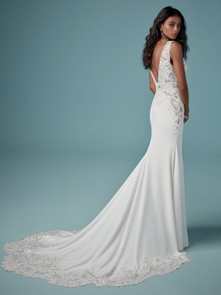 Aidan By Maggie Sottero Wedding Dresses V Neck Wedding Dress