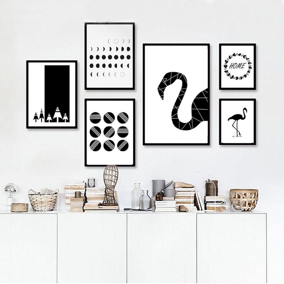 Abstract Minimalist Canvas Poster Nordic Art Print Modern Wall Decor