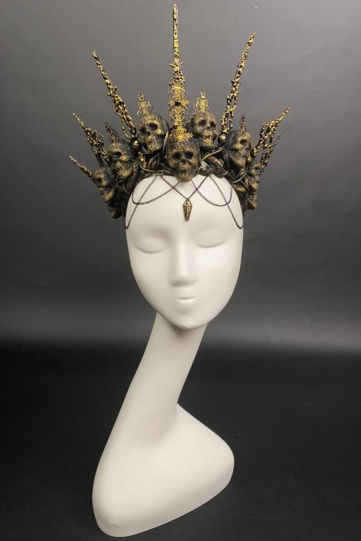 Evil Queen Dark Fairy Crown Gothic Crown Gothic Wedding Death Skull Evil Queen Dark Fairy Crown Gothic Crown Gothic Wedding Death Skull