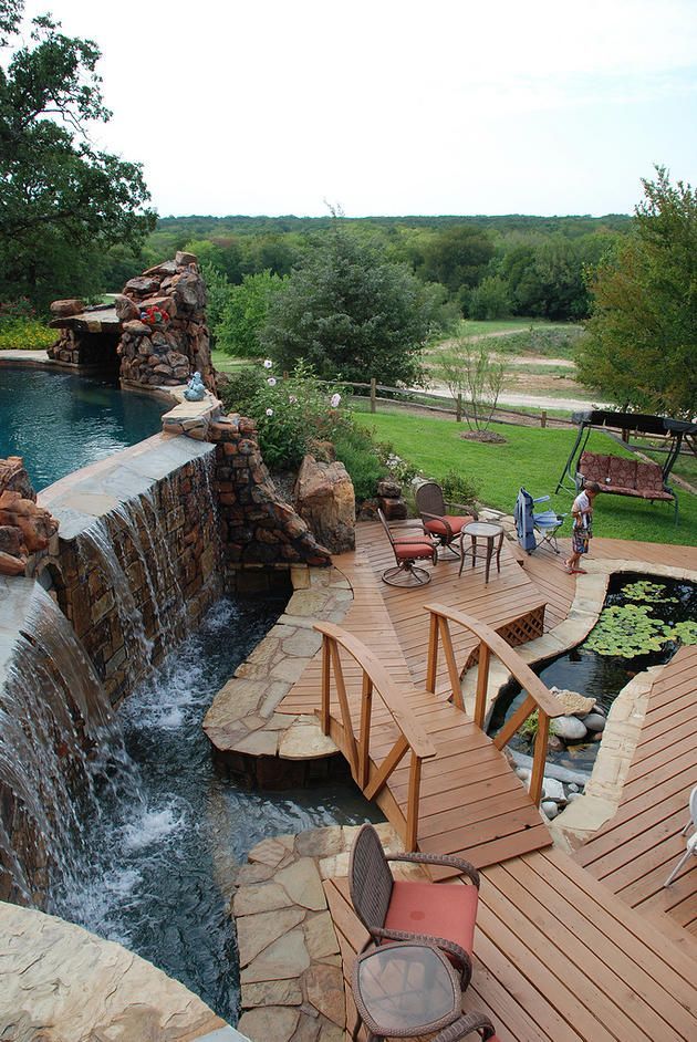 Waterfall pool | Dream backyard, Backyard, Cool pools Waterfall pool | Dream backyard, Backyard, Cool pools on Dream Backyard With Pool id=95641