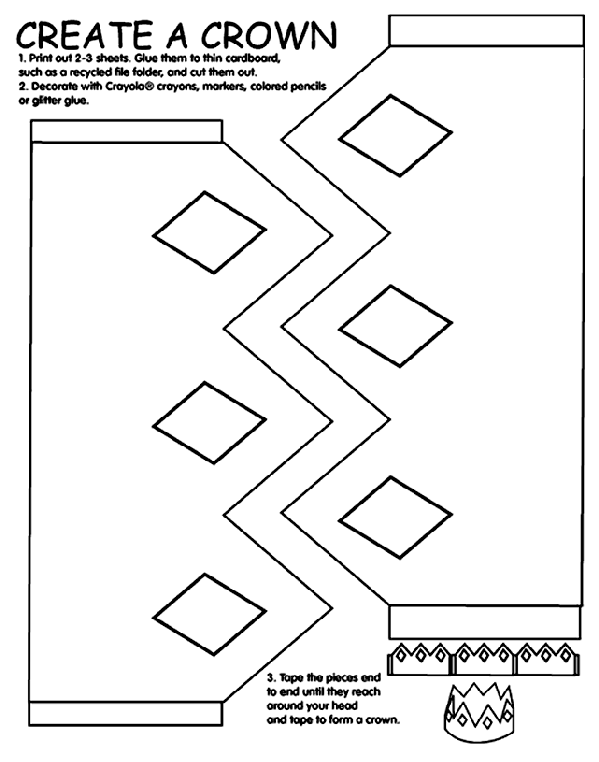 crown sketch for colouring Google Search Crown