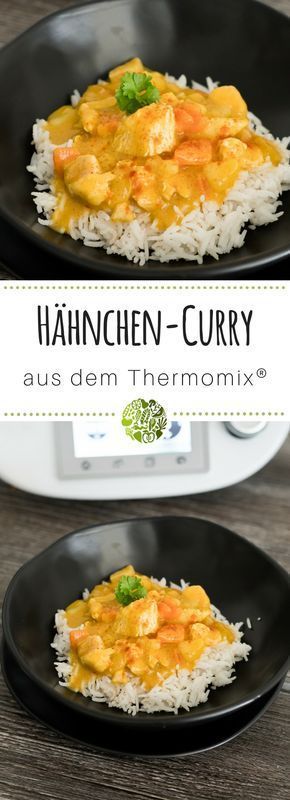 Gemüse-Curry mit Hähnchen aus dem Thermomix® - will-mixen.de #thaifoodrecipes