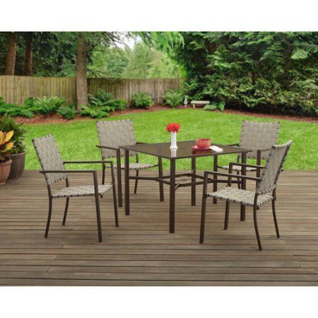 Mainstays Bentley Park 5pc Dining Set Yard Mainstays Bentley Park 5pc Dining Set