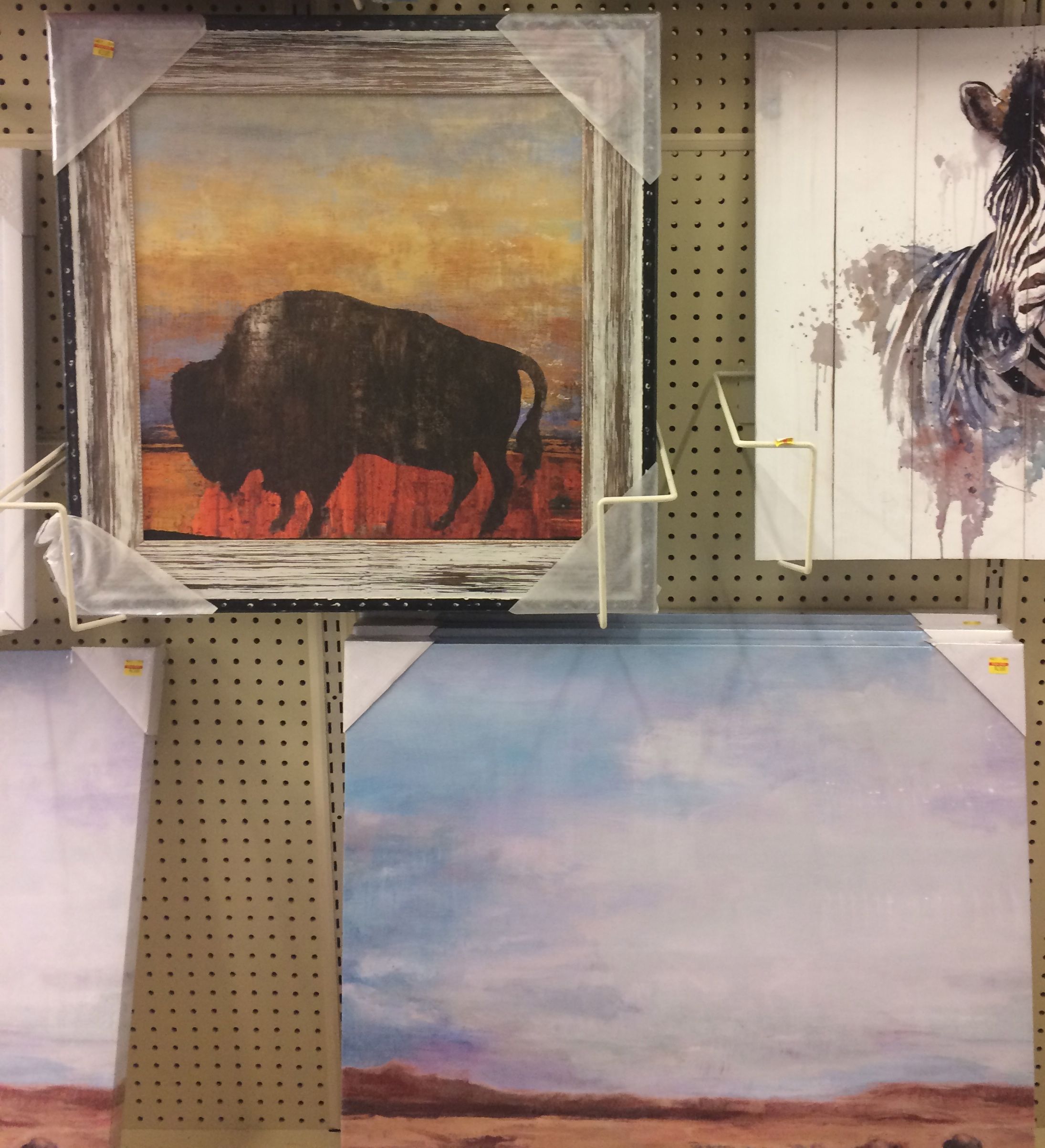Lower pic Hobby Lobby Buffalo canvas print