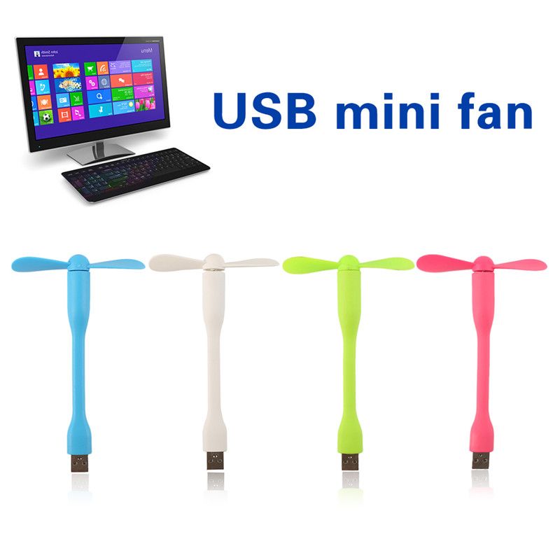 Flexible USB Mini Cooling Fan Cooler For Laptop Desktop PC Computer New