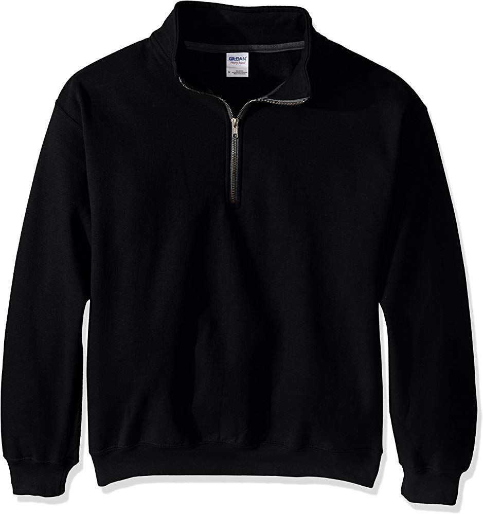 Download Gildan Men's Fleece Quarter-Zip Cadet Collar Sweatshirt ...