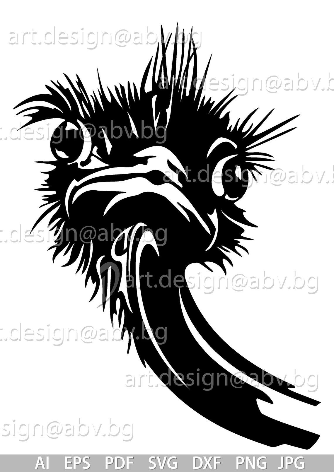 Download Vector Ostrich Bird Ai Png Pdf Eps Svg Dxf Jpg Download Digital Image Graphical Animal Discount Coupons Ostrich Ostrich Bird Vector