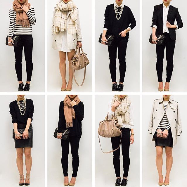 The Ultimate Capsule Wardrobe: Basics - Fast Food & Fast Fashion | a personal style blog Capsule Wardrobe Work, Wardrobe Basics, Office Wardrobe, Work Wardrobe Essentials, Staple Wardrobe Pieces, Wardrobe Staples, Professional Wardrobe, Classic Wardrobe, Business Outfit