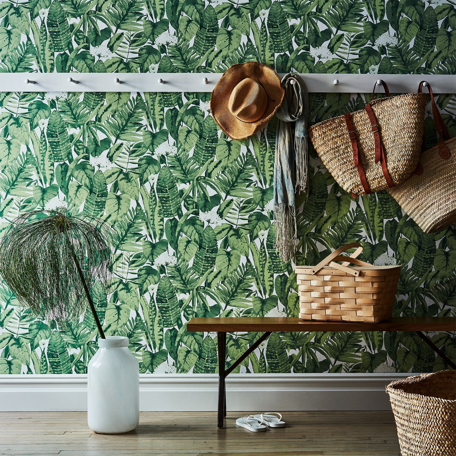 Jungle Animals Retro Wallpaper Peel And Stick Wallpaper Etsy Wallpaper Decor Retro Wallpaper Jungle Bedroom Decor