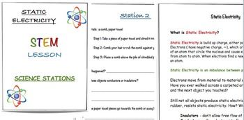 static electricity science stations sc 5 p 10 4 science stations
