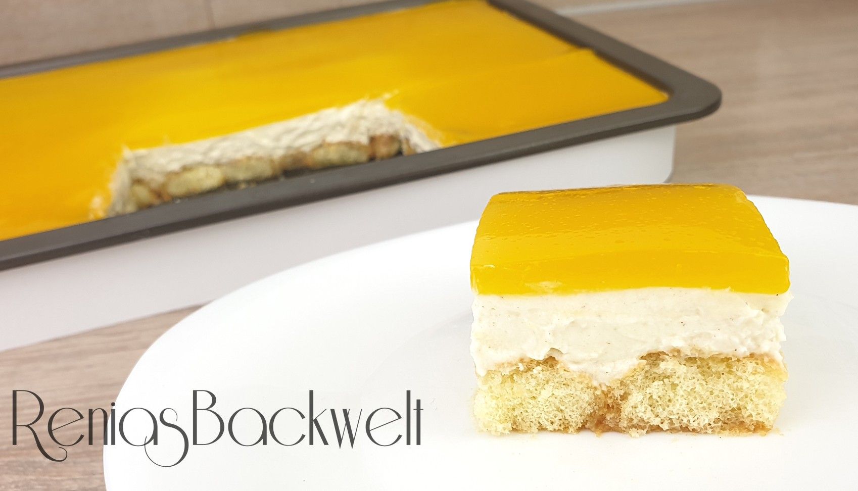 Waffelkuchen Mit Schmand Und Pfirsichen Ohne Backen In 2020 Waffelkuchen Kuchen Ohne Backen Kuchen Zutaten