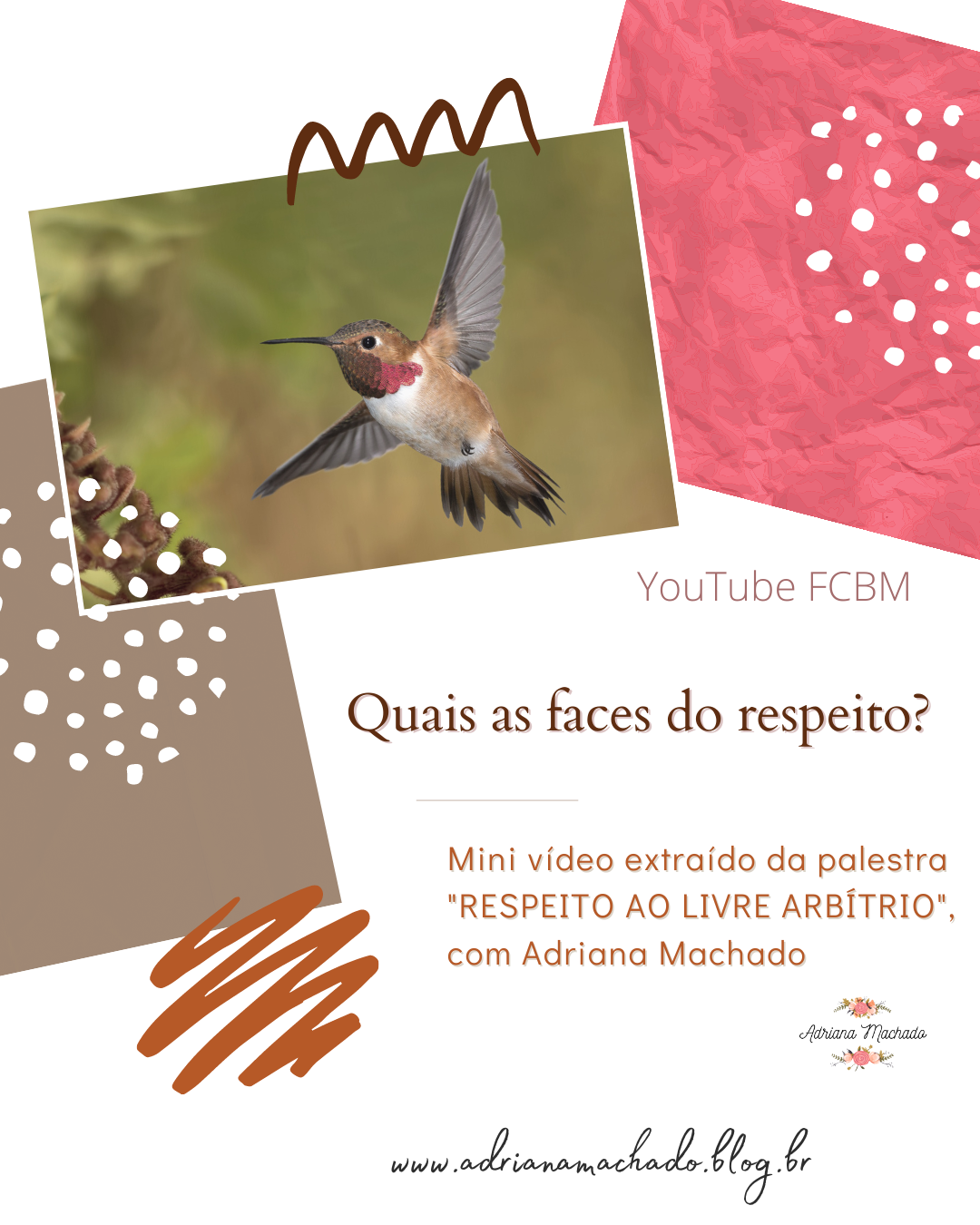 Bom dia, boa tarde, boa noiteeee, amigos da rede! 😍 * A resposta a este questionamento foi dada na palestra “Respeito ao Livre Arbítrio”, tendo em vista o nosso patamar evolutivo e dentro de uma visão cristã consoladora. Aproveitem para refletir comigo sobre esse tema. Respect, Good Afternoon