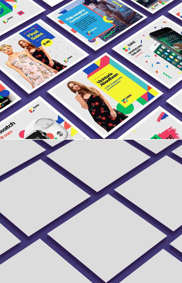 Free Perspective Mockup for Instagram
