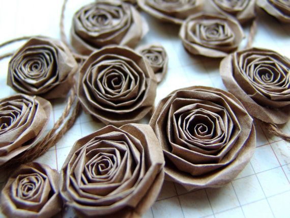 24 Sets Retro Style Flower Paper Bag Add Sticker Gift Bags Party