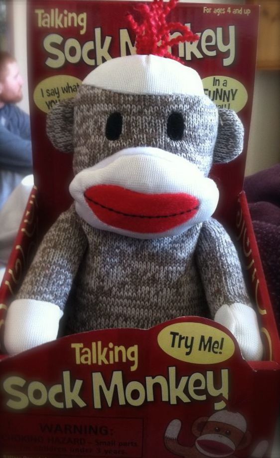 Sock Monkey Fun BABY BIRTHDAY gift COUNTDOWN carved candle gift yellow & brown Sock Monkey Fun BABY BIRTHDAY gift COUNTDOWN carved candle gift yellow & brown