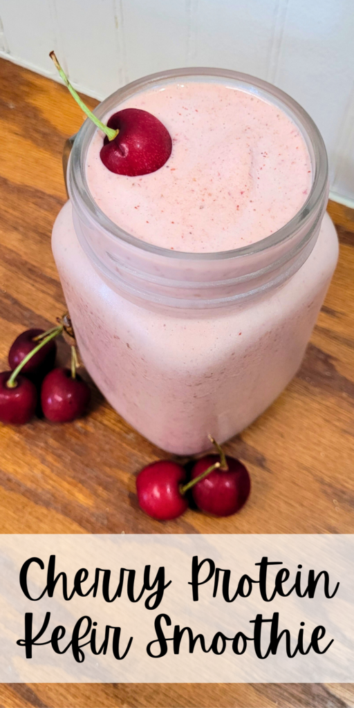 Cherry Protein Kefir Smoothie