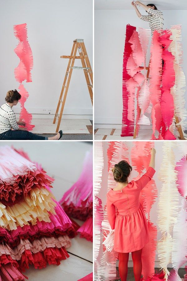 Guirnaldas De Papel Crepe Para Fiestas Guirnaldas De Papel Crepe Para Fiestas