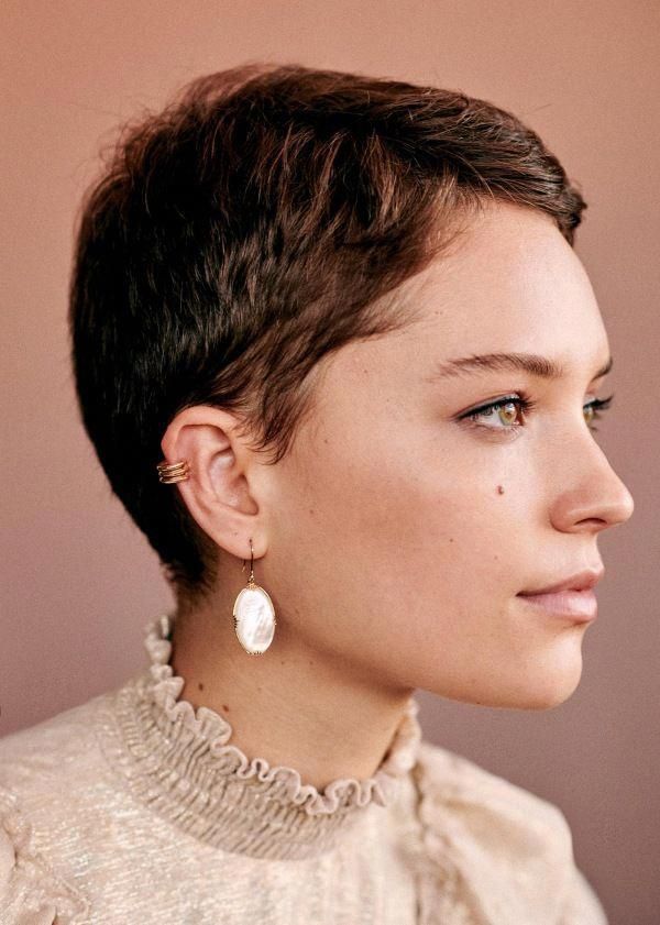 Moderne Kurzhaarfrisuren Für Runde Gesichter Kurzhaarfrisuren für