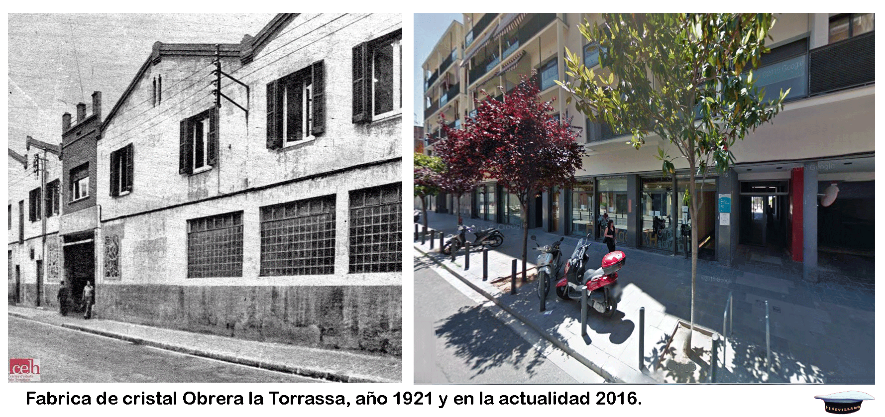 Fabrica De Cristal Obrera La Torrassa Estaba En La Calle Llobregat Con Montseny Año 1972 Y En La Actualidad 2016 Fabrica Calle Barcelona