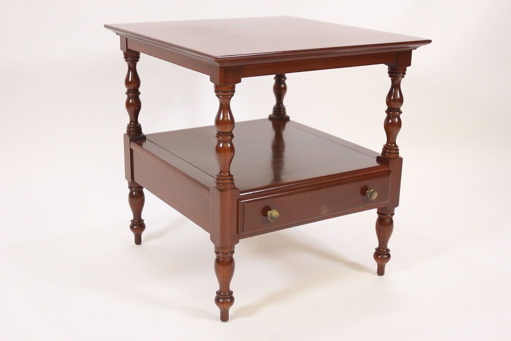 Pair Of Louis Xvi Style Cherry End Tables Cherry End Tables End