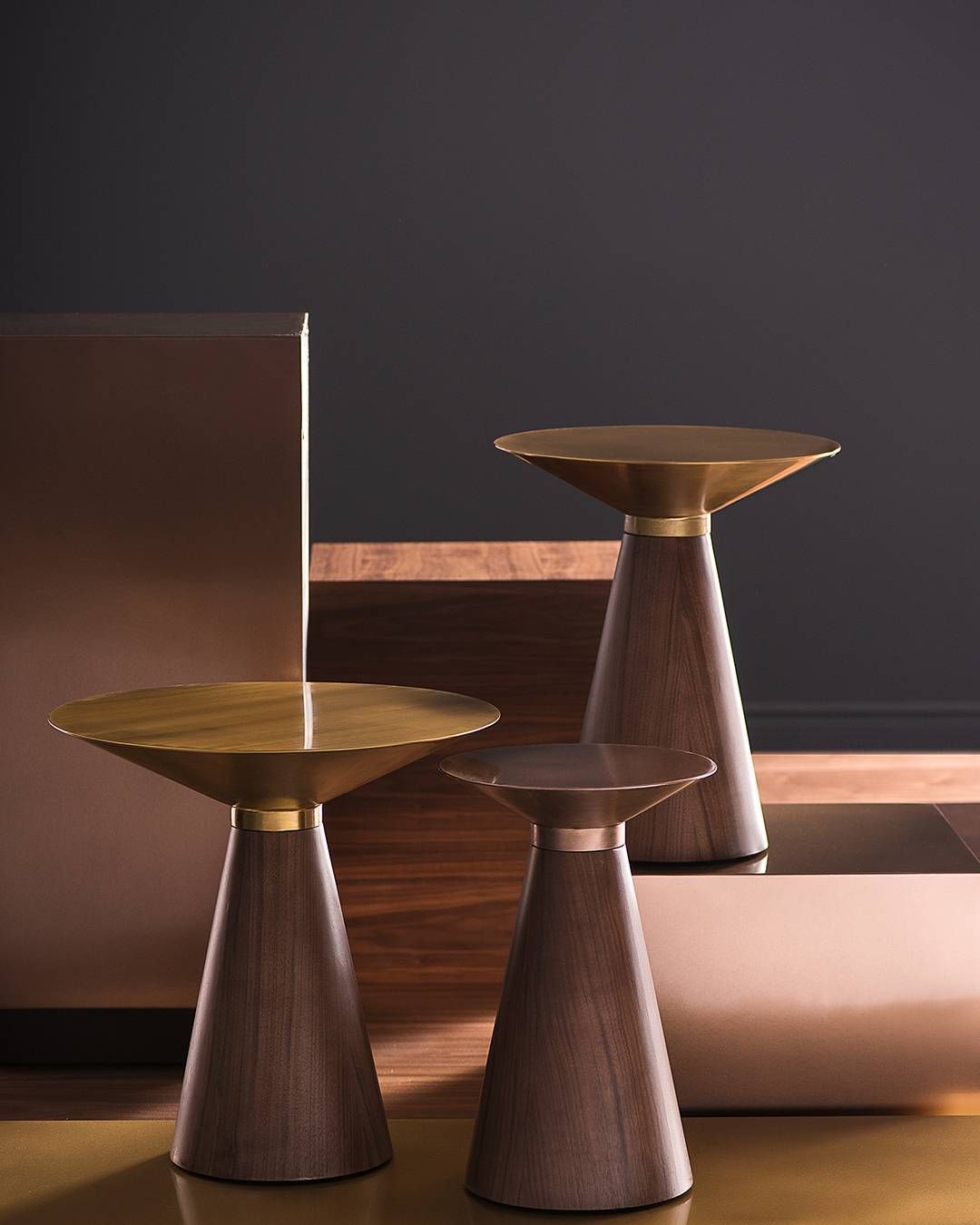 Nuevo Living The Marriage Of Metal And Walnut Creates A Warm Nuevo Living The Marriage Of Metal