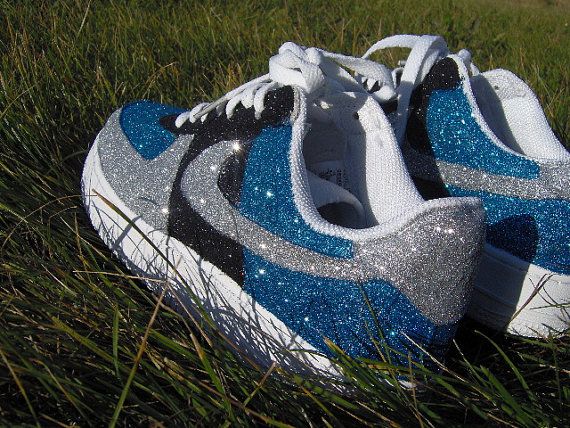 custom glitter air force ones