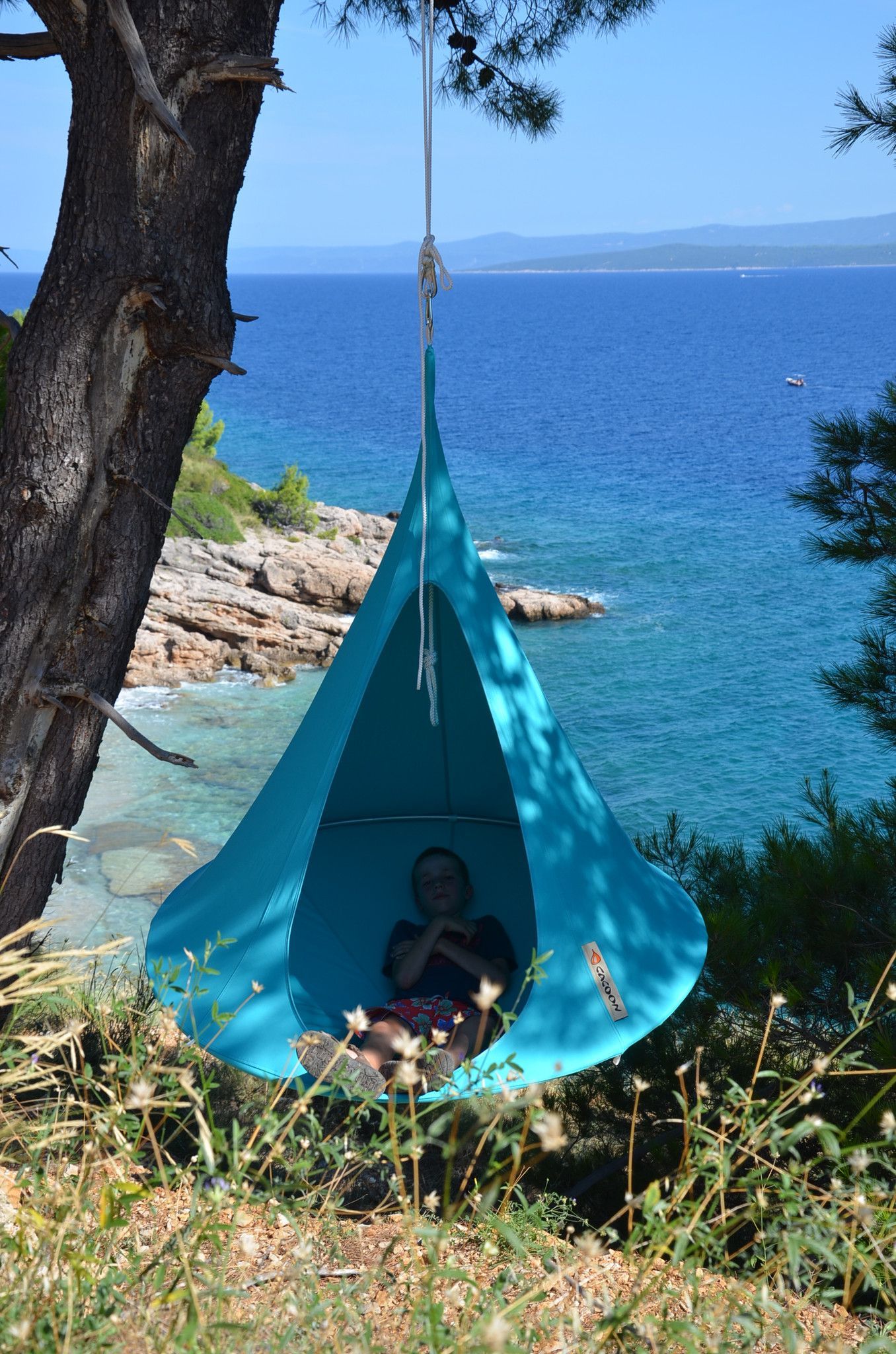 Single hammock tent