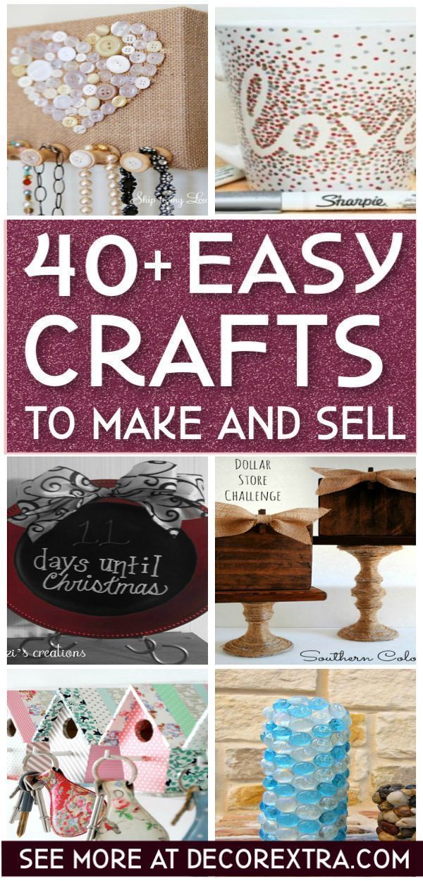 40+ AMAZING Crafts to Make and Sell #craftstomakeandsell